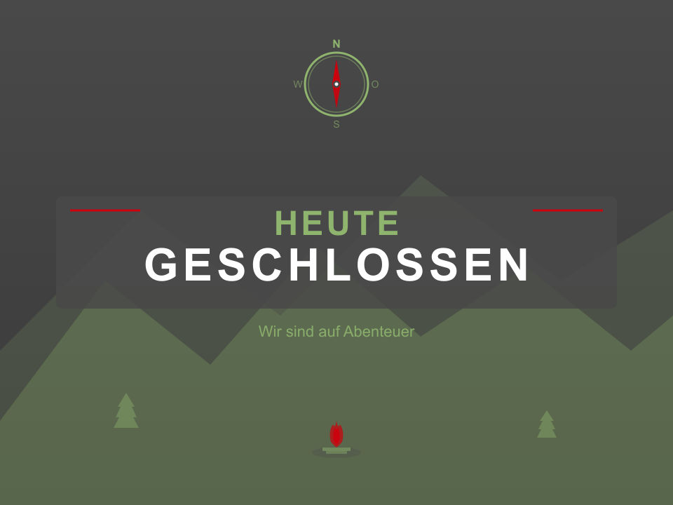 Geschäft am Freitag, 23.01.2026  geschlossen