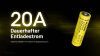 Nitecore NL2160HP | Batterie Li-Ion 21700 | 6000 mAh | 20A