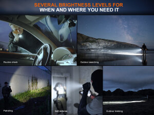 Lampe torche tactique Fenix TK17 | Batterie USB 6000 mAh | 3600 lumens