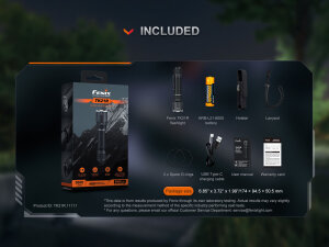 Lampe torche tactique Fenix TK21R | 6000 mAh | 3600 lumens