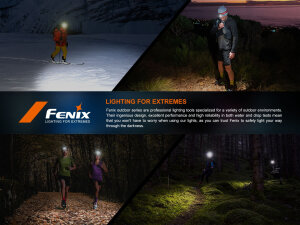 Lampe frontale Fenix HL18R-T V2.0 | Noir | 800 lumens | Lumière blanche, chaude et rouge