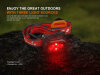 Lampe frontale Fenix HL18R-T V2.0 | Noir | 800 lumens | Lumière blanche, chaude et rouge