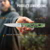 Ruike P878-AG elegant EDC folding knife | Green