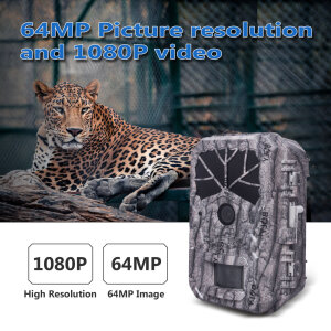 Boly Cam BG636-K Fotofalle | 64MP/1080P | unsichtbarer IR 940nm