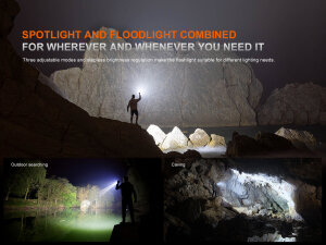 Fenix LR35R Pro Searchlight with UV | 10,000 lumens