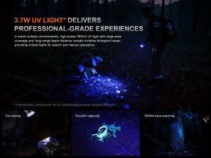 Fenix LR35R Pro Searchlight with UV | 10,000 lumens