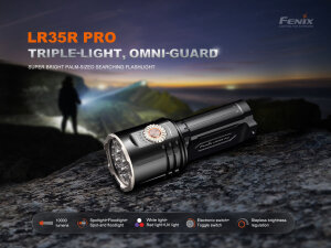 Fenix LR35R Pro Searchlight with UV | 10,000 lumens