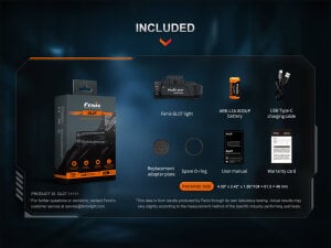 Fenix GL07 weapon light | tactical LED pistol light | 700 Lm
