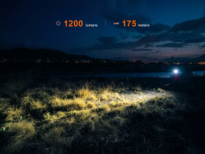 Fenix HM55R Stirnlampe | 1200 Lumen | Spot-/Flut- und Rotlicht