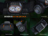 Fenix HM55R Stirnlampe | 1200 Lumen | Spot-/Flut- und Rotlicht