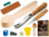 BeaverCraft Sauna Ladle Holzschnitzset | Saunalöffel | Hakenmesser
