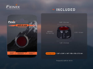 Fenix AOF-S+ Blaufilter-Aufsatz | 25.4 mm