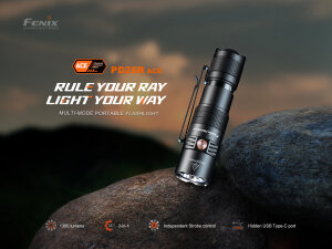 Fenix PD26R ACE kompakte, taktische Taschenlampe | 1300 Lumen | programmierbar