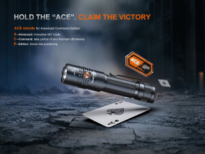 Fenix PD36R ACE tactical flashlight | 3000 lumens | programmable