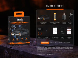 Fenix WH35RE Ex-geschützte Stirnlampe | 280 Lumen | ATEX / IECEx zertifiziert