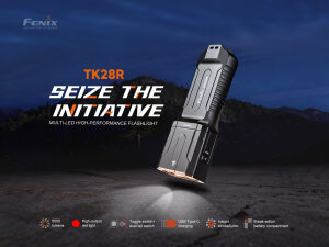Fenix TK28R tactical flashlight | 6500 lumens | White & red light