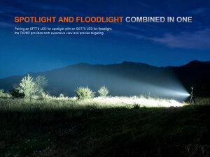 Fenix TK28R tactical flashlight | 6500 lumens | White & red light
