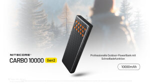 Nitecore CARBO 10000 GEN2 – Powerbank 10000 mAh |...