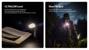 Nitecore EDC09 Lampe coudée | 1 600 lumens | 3 températures