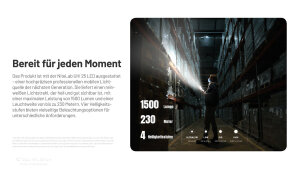 Nitecore EDC17 Taschenlampe | 1500 Lumen / UV / Laser