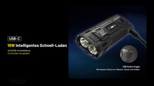 Nitecore EDC37 Flashlight | 8,000 Lumens | OLED Display