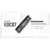 Nitecore EDC07 Noir Lampe torche EDC | 1500 Lumens | 3 teintes de blanc