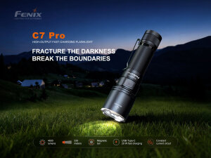 Fenix C7 Pro Lampe torche | 4600 Lumens | USB-C 20 W