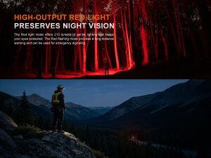 Fenix LR50R V2.0 Projecteur | 18000 Lumens | UV + Rouge + OLED