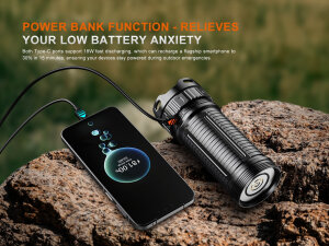 Fenix LR50R V2.0 Projecteur | 18000 Lumens | UV + Rouge + OLED