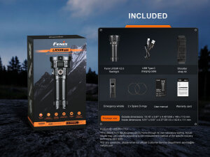 Fenix LR50R V2.0 Projecteur | 18000 Lumens | UV + Rouge + OLED
