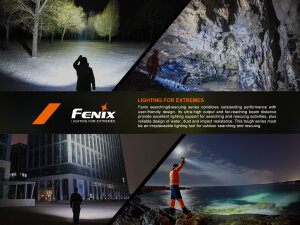 Fenix LR50R V2.0 Projecteur | 18000 Lumens | UV + Rouge + OLED