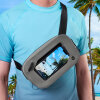 Nite Ize RunOff Waist Pack Charcoal Waterproof Waist Pack | IP67 Waterproof | TRU Zip