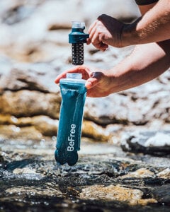 Katadyn BeFree AC 0.5L Wasserfilter | Schieferblau | Aktivkohle | 72 g
