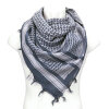 101INC Shemagh Bleu Jean | Foulard PLO 100 % coton | 120 × 105 cm