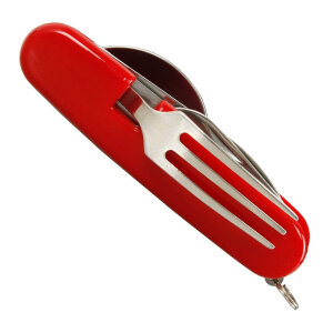 BCB Couverts pliables 5-en-1 avec anneau de fixation