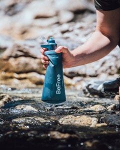 Katadyn BeFree AC 1.0L Wasserfilter | Schieferblau | Aktivkohle | 76 g