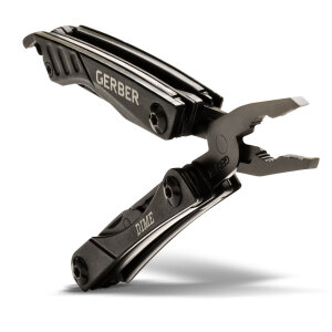 Gerber Dime Mini-Multitool Schwarz | 12 Werkzeuge | 66 g