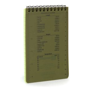 Snugpak Water Resistant Notebook Olive