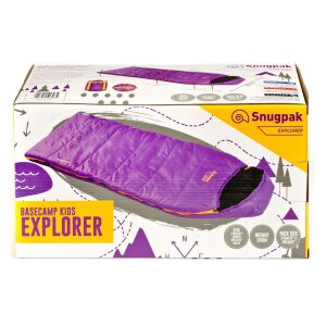 Kinderschlafsack Snugpak Basecamp Explorer Violett