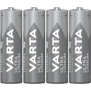 Varta Ultra Lithium AA batteries in a 4-pack