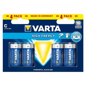 Varta High Energy Baby C in a pack of 4
