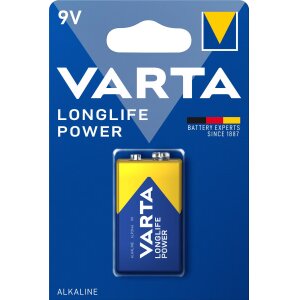 Varta Longlife Power E-Block 9V Batterie