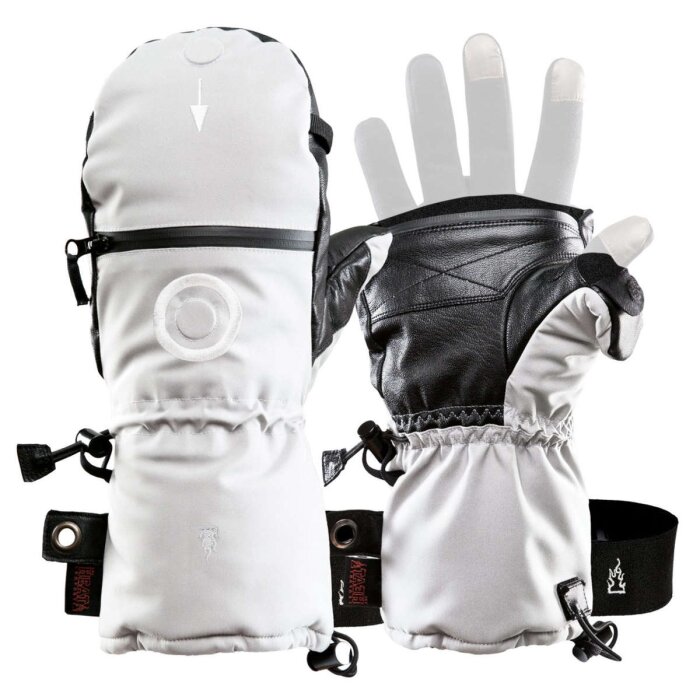 Heat Shell Glove White Size 9
