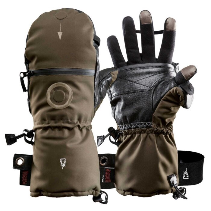 Heat 3 Smart gloves tarmac-green size 7
