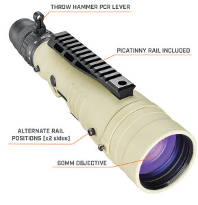 Bushnell Elite Tactical 8-40x60 Spektiv | TREMOR 4 Absehen | ED-Glas
