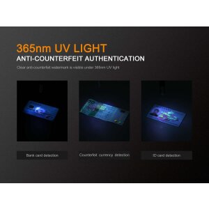 Fenix LD02 V2.0 LED Flashlight with UV