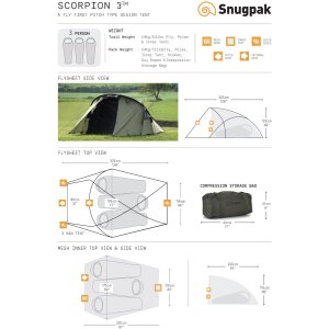 Tente Snugpak Scorpion 3