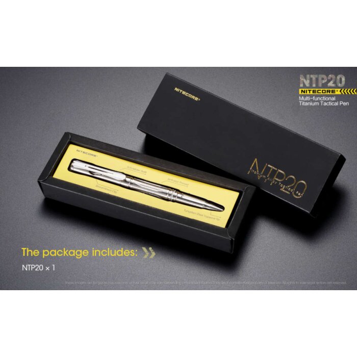 Nitecore NTP20 Titanium Tactical Pen