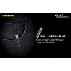 Nitecore NTP30 Titanium Tactical Pen