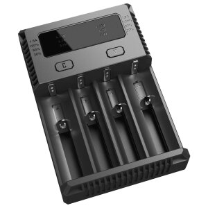 Nitecore NEW i4 Multi-Ladegerät | 4 Schächte |...